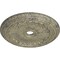 Ekena Millwork Viceroy Medallion (Canopies up to 4 7/8"), 35 1/8"OD x 4 7/8"ID x 2 1/2"P, Castle Stone Crackle CM35VICSC - alternate 2